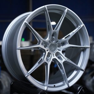 Rines SHIN Forged R2 en Plata Mate, Diseño Cóncavo Profundo, 5x120 5x112 para <span class=keywords><strong>BMW</strong></span> M2 F80 F82 F90 <span class=keywords><strong>E46</strong></span> E92 <span class=keywords><strong>M3</strong></span> M4 F30 G20 G30 G80 G82 330i - Product Image 5