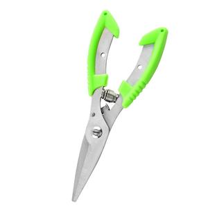 Alicates de pesca de acero inoxidable, punta redonda azul, tijeras de pesca multifuncionales duraderas para cortar líneas y manipular señuelos - Product Image 2