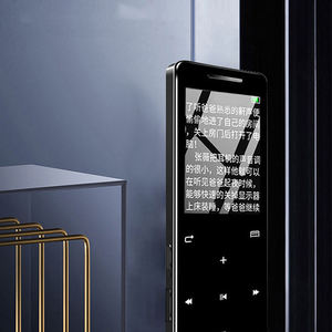 เครื่องเล่น MP3 หน้าจอสัมผัสแบบเต็มหน้าจอ ทำจากโลหะผสมสังกะสี คุณภาพเสียงแบบไม่สูญเสีย เครื่องเล่นเพลงพกพา เครื่องเล่นเสียงสำหรับนักเรียน รองรับการ์ด TF - Product Image 2