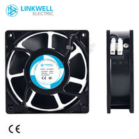 Ventilateur axial AC 110-240V avec roulement à billes, haut débit d'air, ventilateur de refroidissement industriel pour la ventilation des systèmes HVAC et des machines