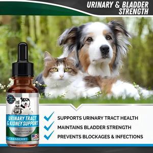 Suplemento para la Salud de las Mascotas OEM/ODM, Gotas para el Flujo Urinario, para la Salud Urinaria, Antiinflamatorio - Product Image 3