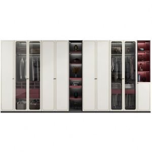 High Quality Custom Luxury Wardrobe Italy Style Luxury Modern Solid Wood Closet for Bedroom Cupboard Clothes Storage - Product Image 5