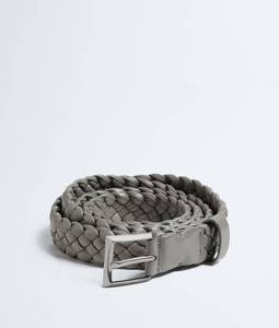 Ceinture en cuir tressé à la main de luxe BV Veneta Intreccio pour homme Solo Bottega, ceinture décontractée haut de gamme pour hommes d'affaires - Product Image 5