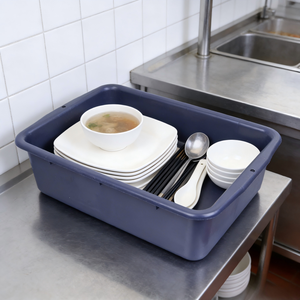 Plateau de ramassage de vaisselle professionnel pour restaurant, plateau de service de table efficace, bac de ramassage rapide pour salle à manger - Product Image 4