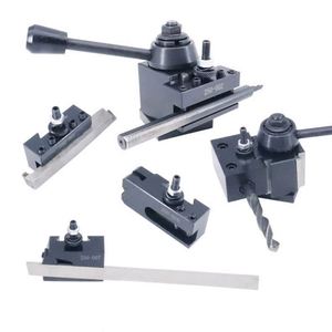 TEBAK 250-107 Portautensili a Cambio Rapido Tipo Pistone Americano /GIB Set da 6 Pezzi -110 per Tornio - Product Image 4