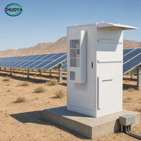 Armoire de stockage d'énergie industrielle intégrée avec protection incendie sécurisée, batterie au lithium ESS 125 kW 241 kWh avec surveillance PDU en temps réel