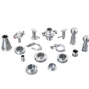 SS304 vệ sinh khuỷu tay nữ nam phụ kiện đường ống bướm van Sight Glass kẹp khớp nối fermenter khớp nối chủ đề ống phù hợp - Product Image 3