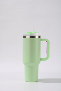 <strong>USA</strong> Stock 40oz 304 Stainless Steel Thermos <strong>Cup</strong> Car <strong>Cup</strong> with Handle and Straw Conveniently Designed Vacuum Travel Tumbler - Product Image 5