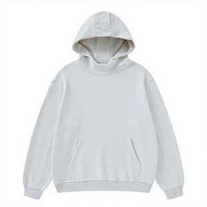 Sudaderas con Capucha Extra Grandes Personalizadas OEM, 300 g/m², Felpa, 100% Algodón, Color Sólido, Unisex, Bordado 3D, Lisas, Otoño - Product Image 1