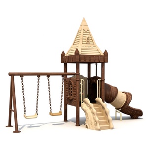 Parque Infantil Exterior para Niños con Tobogán y Laberinto, Diseño OEM/ODM, para Proyectos Inmobiliarios - Product Image 1