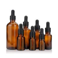 5ml 10ml 1oz 2oz 3oz 4oz bouteille d'huile essentielle ambre compte-gouttes bouteille en verre médicament compte-gouttes bouteille en verre