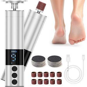 Removedor de Callos para Pies con Pantalla LCD para Uso Doméstico, Herramientas Profesionales de Manicura y Pedicura, Removedor de Piel Muerta, Lima Eléctrica para Pies - Product Image 1
