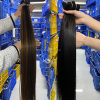 Extensions de Cheveux Humains Brésiliens 100% Naturels Grade A, Remy, 40, 50, 60 Pouces de Long, Cheveux Vierges Alignés, Vente en Gros à Prix Abordable