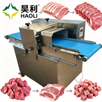 Machine à découper la viande commerciale, trancheuse à poisson et à bœuf, hachoir à poitrine de poulet, acier inoxydable de qualité alimentaire, automatique, haute efficacité, nouvelle