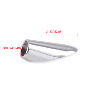Cache-antenne de voiture CRASTP en métal argenté, style balle, découpe sur mesure, installation universelle - Product Image 4