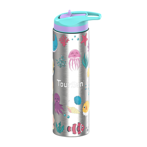 Ensemble de boîtes à lunch bento en plastique sans BPA, mignonnes, pour enfants, avec gourde en acier inoxydable - Product Image 3