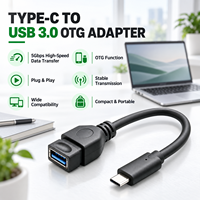 Câble OTG USB-C WISTAR, adaptateur de transfert de données USB 3.0 femelle vers mâle USB-C, 5 Gbps, câble d'extension USB-C