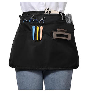 Double Layer Waterproof Hair Stylist <b>Hairdresser</b> Waist Apron Barber Apron with 6 Pockets - Product Image 1