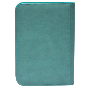 Matériau en cuir PU 4 poches Archivage Safe Pages Porte-cartes à collectionner Classeur avec fermeture à glissière - Product Image 2