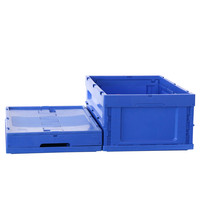 Caisses de rangement pliables empilables, boîtes en plastique haute résistance pour l'organisation des entrepôts et les solutions logistiques