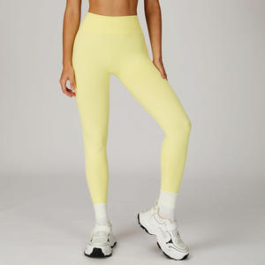 Бесшовные леггинсы для занятий йогой, с высокой талией - Product Image 1