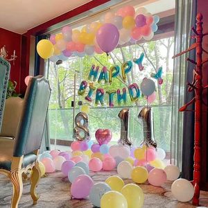 Globos de Látex para Decoración de Fiestas de Cumpleaños al por Mayor, Globos Metálicos Gruesos Cromados en Oro, Plata y Champán de 12 Pulgadas - Product Image 4