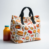 Glacière de nourriture personnalisée par sublimation sac polochon boîte portable pour le déjeuner sac isotherme pour la fête à la plage