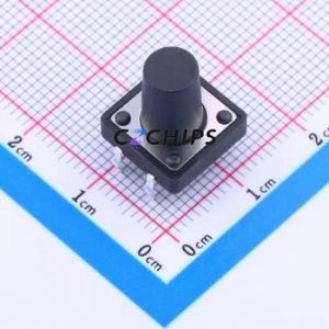 K2-1103DP-S4SW-04 Tactile Switch Through hole Component (THT)-4P,12x12mm Switch 2.5N Through Hole 12mm 12mm - Product Image 1