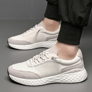 Chaussures de <span class=keywords><strong>course</strong></span> respirantes tendance les plus vendues, chaussures blanches, chaussures de sport décontractées pour l'extérieur - Product Image 4