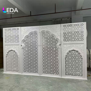 LEDA Modern Luxury Acrylic Arch <b>Backdrop</b> <b>Stand</b> for <b>Wedding</b> Decorations-Professional New Arrival - Product Image 2