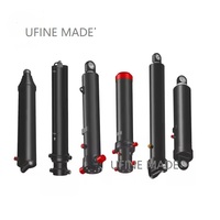 Cylindre hydraulique télescopique à 3 étages le plus vendu pour remorque à benne basculante de camion à benne basculante d'ascenseur