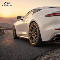 Velg Forged CF 18-21 Inch 5x112 5x114.3 5x120 Multi Spoke Deep Concave Gunmetal Bronze Machined Face