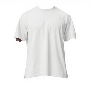 เสื้อยืดผู้ชายไซส์ใหญ่ ผ้าฝ้าย 100% สวมใส่สบาย ผ้าทอคุณภาพสูง 210 กรัม เหมาะสำหรับออกกำลังกาย MOQ ต่ำ ลายเรียบ ผ้าไหม - Product Image 3