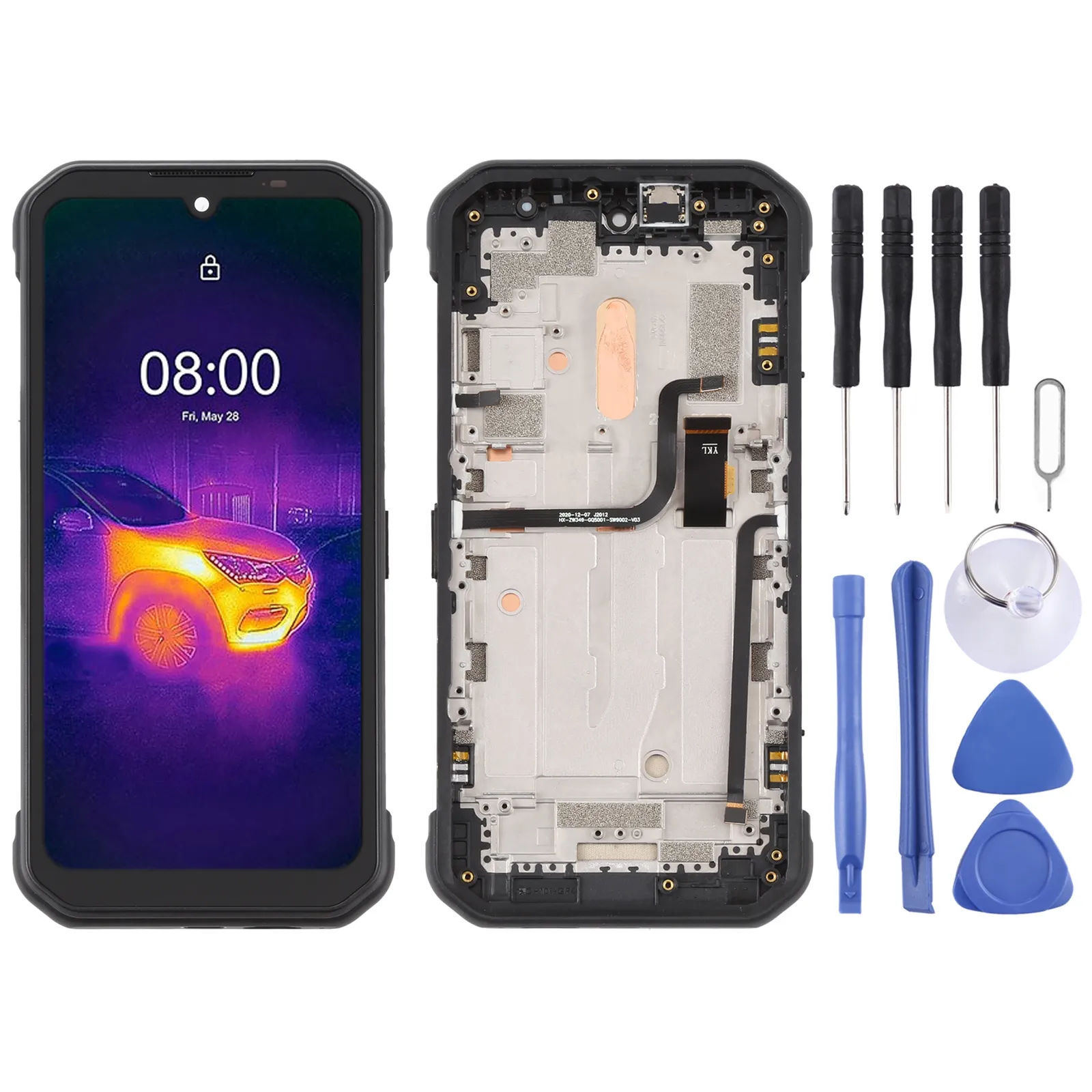 High Quality LCD Screen and Digitizer Full Assembly for Ulefone Armor 11T 5G Mobile Phone Screen Replacement