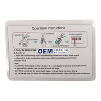 BT-303 personnalisable 50 tests de cyanure pour tube à essai Offre Spéciale équipement de laboratoire avec support OEM