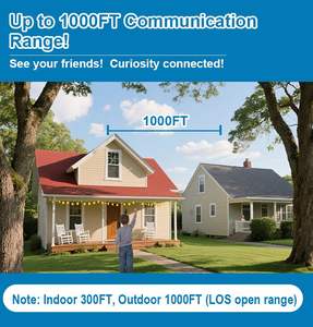 Walkie Talkie Inalámbrico con Video para Niños, con Pantalla IPS de 2.0 Pulgadas y Batería de 500-1000mAh - Regalo de Cumpleaños para Niños - Product Image 4