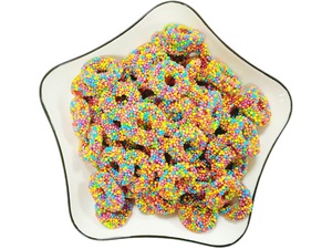 FLY Halal Fruitig & Zuur Snoepjes Non-pareils Gelatine Meerkleurige Donut Cirkel Ringvormige Knapperige <span class=keywords><strong>Gummy</strong></span> <span class=keywords><strong>Clusters</strong></span> Bulkverpakking - Product Image 4