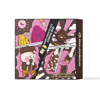 Barra de Cereal de Avena Entera Cubierta de Chocolate Negro con Semillas de Chía y Camote Morado, Snack Energético Saludable, Proveedor OEM