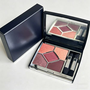 Wholesale luxury brand black diamond-patterned multi-color eyeshadow with soft shimmer and matte finish, easy to apply - Product Image 1