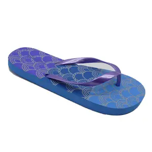 lady sandals slides slippers PE light-weight sole flip-flops slippers custom flip flops pvc upper