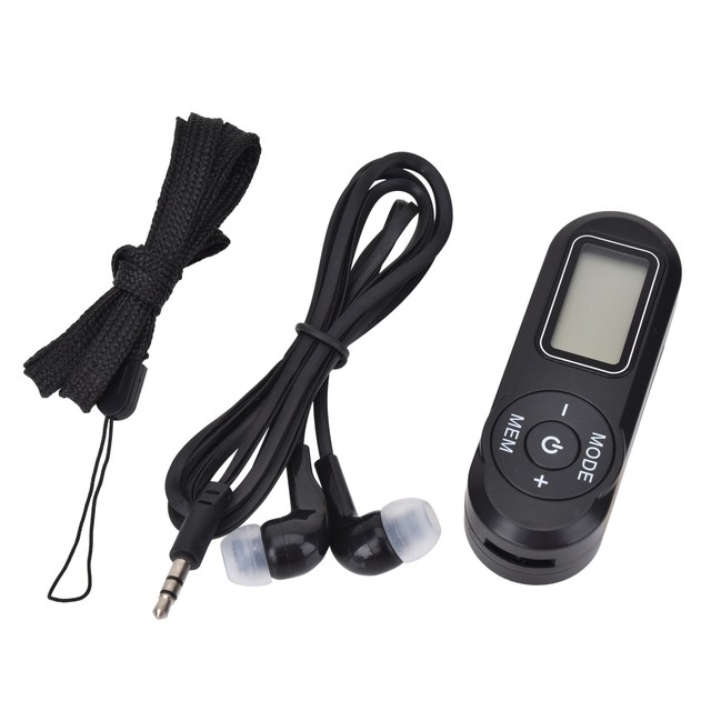 Mini Compact AM/FM Single Band Pocket Walkman Portable Radio Elderly Simple Operation Battery Powered ABS
