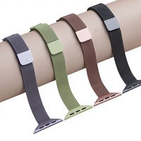 Bracelets de montre compatibles avec Apple Watch 11, style Milanese Loop fin en acier inoxydable pour femmes, compatibles avec Apple Watch 10