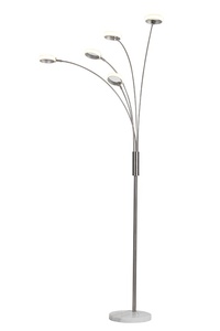 Đèn Nhà satin Nickel năm đèn LED khách sạn Đèn sàn - Product Image 2