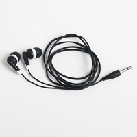 Earbud Earphone Murah Grosir Jack 3.5mm Stereo In-Ear Sekali Pakai untuk Hadiah MP3 Tablet untuk Bus Kereta Sekolah
