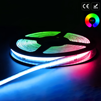 Haute Luminance 12V 24V Flexible RVB COB LED Bande 576 Puces Smart Led Bande Lumières Pour Les Décorations