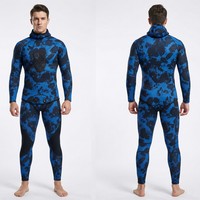 Combinaison de plongée Yamamoto en néoprène 3mm 5mm pour la pêche sous-marine avec capuche, cellule ouverte