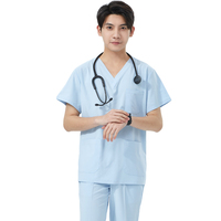 En solde : Tenue de travail pour femme, uniforme d'hôpital, vêtements de travail pour clinique et chirurgie, séchage rapide, extensible, combinaison anti-poussière pour animalerie, ensemble de blouses pour dentiste