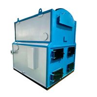 Boiler Air Panas Efisiensi Tinggi Berbahan Bakar Pelet Biomassa & Batubara Horizontal untuk Penggunaan Industri dan Aplikasi Pembangkit Listrik