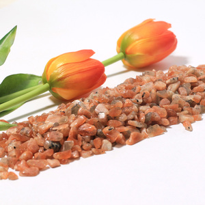 Cristaux de copeaux de fraises dorées <span class=keywords><strong>en</strong></span> <span class=keywords><strong>vrac</strong></span> pour la vente <span class=keywords><strong>en</strong></span> gros, pierres roulées de guérison, copeaux de cristal, graviers pour ornements Feng Shui - Product Image 4