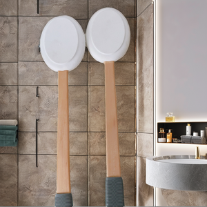 HC77ロングハンドルEVAバスブラシボディ自己洗浄シャワージェル & ローションアプリケーター快適なスポンジ付き - Product Image 2